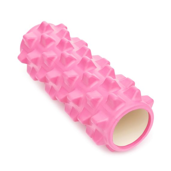 Масажний ролик Cornix EVA 33 x 14 см (валик, ролер) XR-0323 Pink | Зображення 2