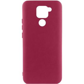 Чохол Silicone Cover Ummi Lakshmi (AA) для Xiaomi Redmi Note 9 / Redmi 10X Бордовий / Marsala
