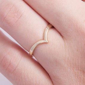 Кольцо из красного золота 16.5