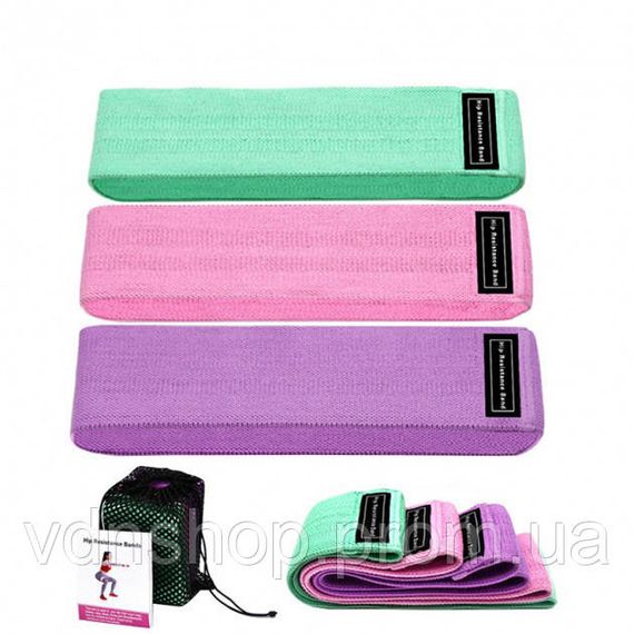 Еспандер гумовий вправи LT-003 3 шт, Спортивні гумки еспандер, Фітнес гумка а для стретчинга FN-46 | Зображення 4