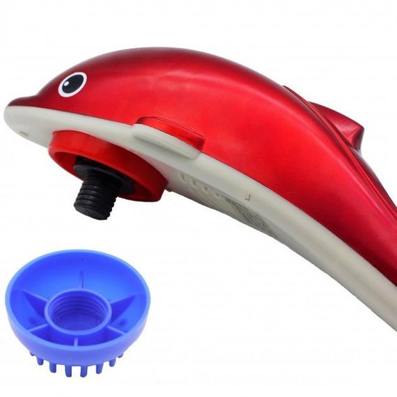 Масажер для тіла, рук та ніг Dolphin Дельфін. SO-798 Колір: червоний | Зображення 7