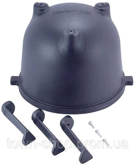 Казан чугунный Kamille Camping 10л, на ножках KM-4802V | Зображення 4