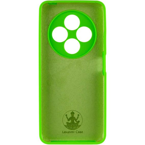 Чехол Silicone Cover Lakshmi Full Camera (AA) для Xiaomi Redmi 14C / Poco C75 Салатовый / Neon Green | Зображення 3