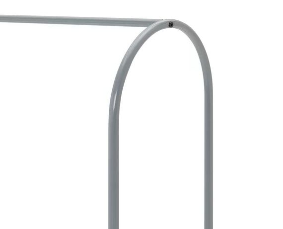 Вішалка стійка для одягу з полицями металева на колесах 16050A | Зображення 4