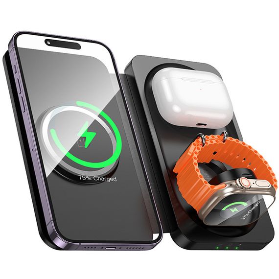 БЗП Hoco CQ13 Triumph 3in1 travel folding Black | Зображення 1