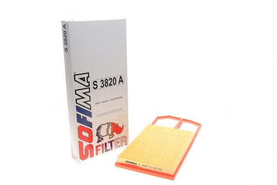 Фільтр повітряний VW Golf IV 1.4-1.6 00-04 Skoda Octavia 1.4 00-10 S 3820 A