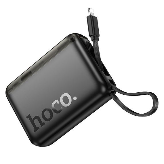 Портативний ЗП Power Bank Hoco J139 Hero 22.5W+PD20W + Lightning 10000 mAh Black | Зображення 2
