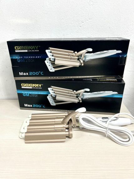 Плойка для завивки волос пять волн Gemei GM2851 тройная mm (5 Волн)