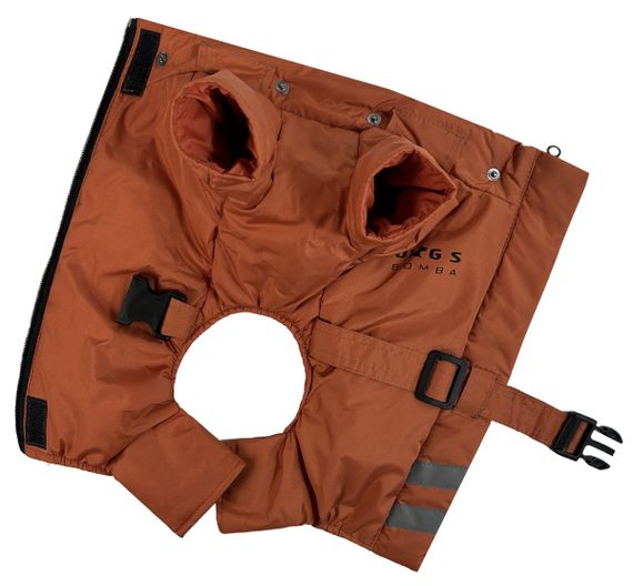 Зимовий комбінезон з поясом оранж R-43 | Зображення 3