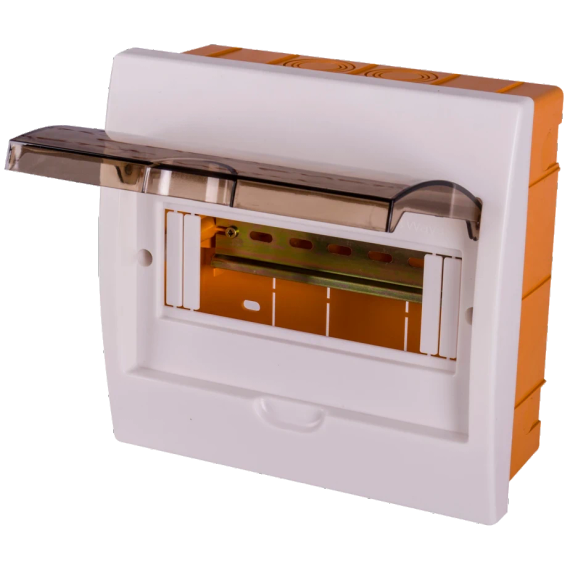 Enext e.plbox.stand.w.08k Корпус пластиковий 8-модульний вбудований | Зображення 1