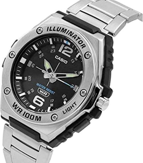 Чоловічі сталеві наручний годинник Casio оригінал Японія Collection MWA-100HD-1AVEF зі сталевим браслетом | Зображення 3