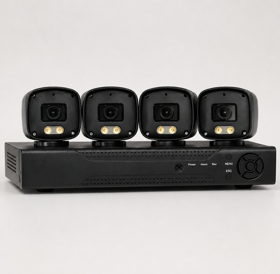 Комплект відеоспостереження DVR KIT UCAM 4 камери з реєстратором / Комплект вуличних камер з вологозахистом | Зображення 2