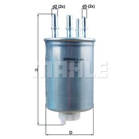 Фильтр топливный KOLBENSCHMIDT KL1044