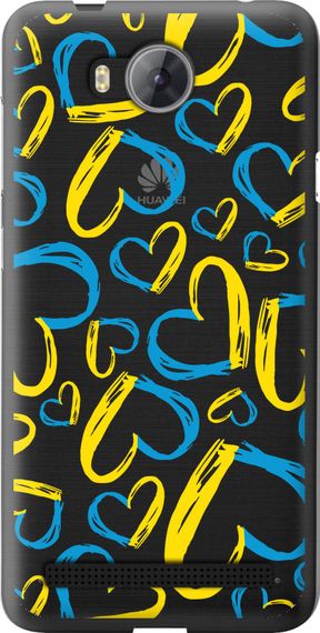 Чехол на Huawei Y3II / Y3 2 Сердца UA "5292u-495-17620"