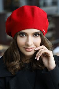 Берет «Виста» красный