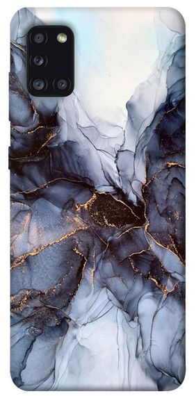 Чохол IBANAN Чорно-білий мармур для Samsung Galaxy A31, Білий