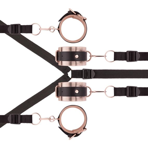 Фіксатор рук і ніг для ліжка Rosy Gold - Under-Mattress Restraint Set | Зображення 3