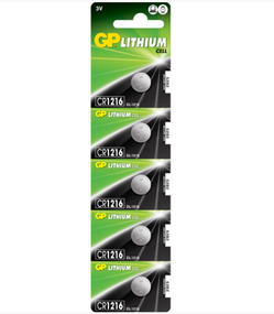 Батарейка CR1216 (бл-5шт) GP Lithium