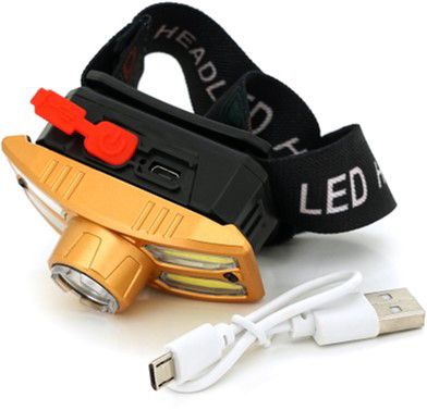 Налобний ліхтарик Bailong HX-209 1 LED 3 W 4 LED Cob 4 режими | Зображення 1