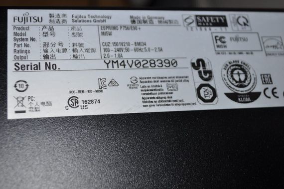 Комп'ютер Fujitsu Esprimo P756 E90 Tower / Intel Core i5-6500 (4 ядра по 3,2 - 3,6 ГГц) / 8 ГБ DDR4 / 160 ГБ HDD / nVidia GeForce GTX 745, 2 ГБ GDDR3, 128-біт / Windows 10 Pro б/в | Зображення 7