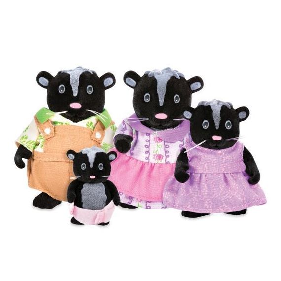 Набор фигурок Li`l Woodzeez Семья скунсов 6258Z (6258Z)