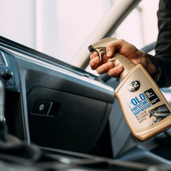 Поліроль для пластику K2 Polo Protectant "Зелений чай" матовий прозорий 750 мл (K417ZH) | Зображення 1