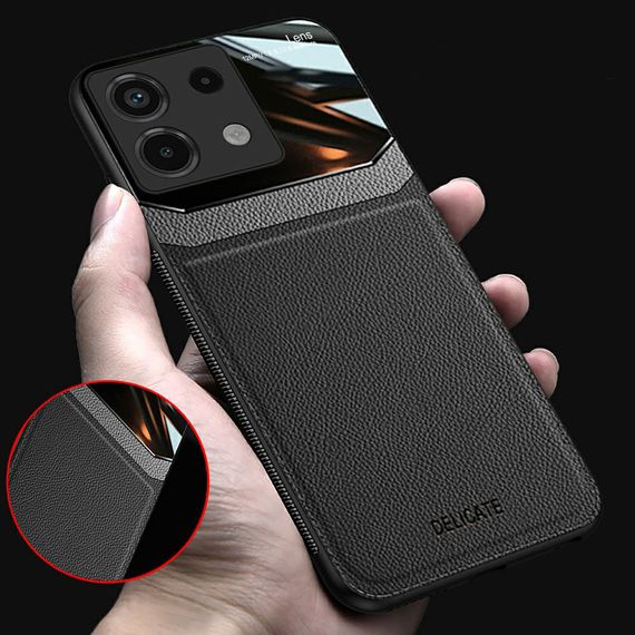 Чохол бампер DELICATE на Xiaomi Redmi Note 13 Pro  / Poco M6 Pro колір Чорний | Зображення 3