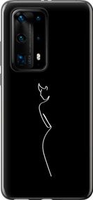Чехол на Huawei P40 Pro Plus Силуэт1 "4590u-1917-17620"