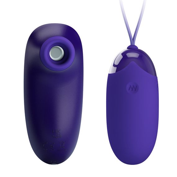 Комплект із віброяйцю та вакуумного стимулятора Pretty Love — ORTHUS Youth Multifunctional 2 in 1, BI-014901WL Sex Aura | Зображення 1