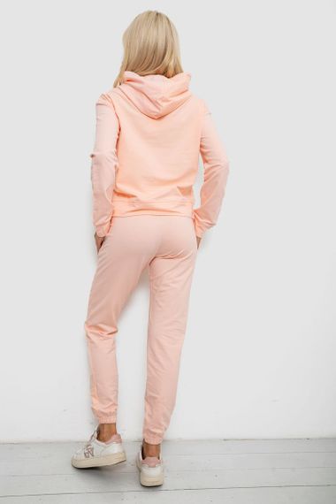 Спортивный костюм женский двухнитка, цвет персиковый, 214R1419-003 | Зображення 3