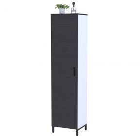 Шкаф офисный Loft Design LT-450-1900 белый антрацит