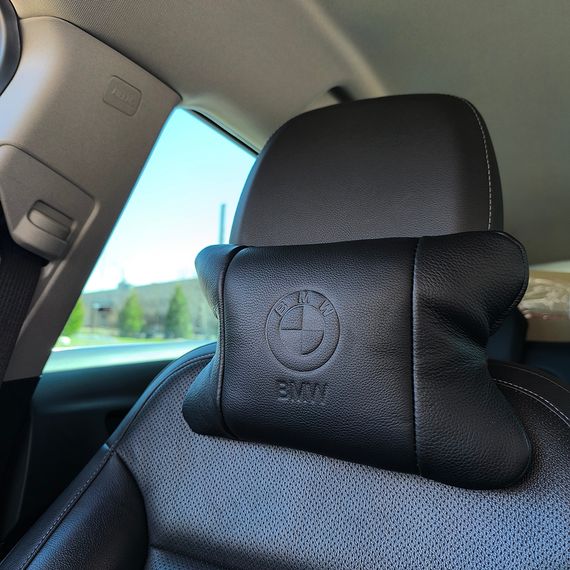 Подушка для комфорта в авто BMW БМВ, Подушка под голову для поездок на подголовник в авто RD-66 | Зображення 9