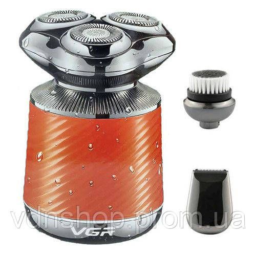 Бритва со встроенным аккумулятором эргономичная VGR V-391, Аккумуляторная бритва для мужчин PF-28 | Зображення 3