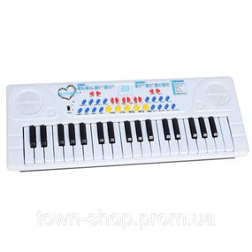Детская музыкальная игрушка "Синтезатор" SYL-8201B 37 клавиш, микрофон, музыка, запись