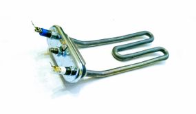 Тен 1950w L-205 для пральних машин Indesit, Ariston, без отвору, вигнута з бортом.Thermowatt(Італія)