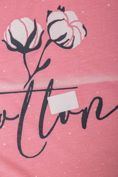 Пижама женская с принтом  -уценка, цвет розовый, 243R7060-U | Зображення 5