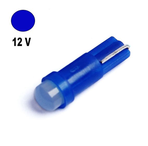 Автолампа Terra T5 W2x4.6d COB, синий, 12V, 1W | Зображення 1