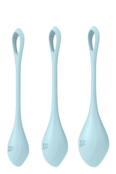 Набір вагінальних кульок Satisfyer Yoni Power 2, блакитний Sex Aura | Зображення 2