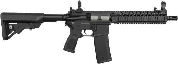 Страйкбольна гвинтівка Evolution Recon Superlite MK18 Mod 1 10.8 Carbontech AEG 6 мм Black