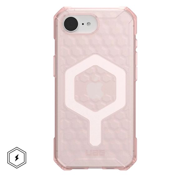 Чохол до мобільного телефона UAG iPhone 16E (4th Gen, 2025), Essential Armor MagSafe, Rose (114496114C4C)