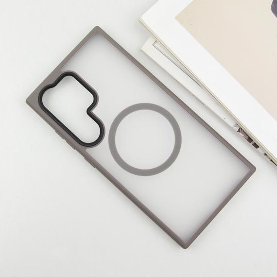 Чохол Ummi Colorful with Magnetic Fit для Samsung Galaxy S24 Ultra Сірий / Grey | Зображення 1