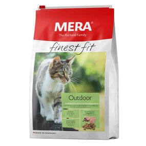 Mera Finest fit Outdoor - безглютеновий корм для кішок зі свіжим м'ясом птиці та лісовими ягодами 4 кг