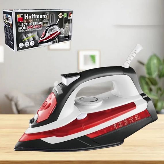 Потужна праска Hoffmans HM-9031 2800W • З паровим ударом і вертикальним відпарюванням | Зображення 4