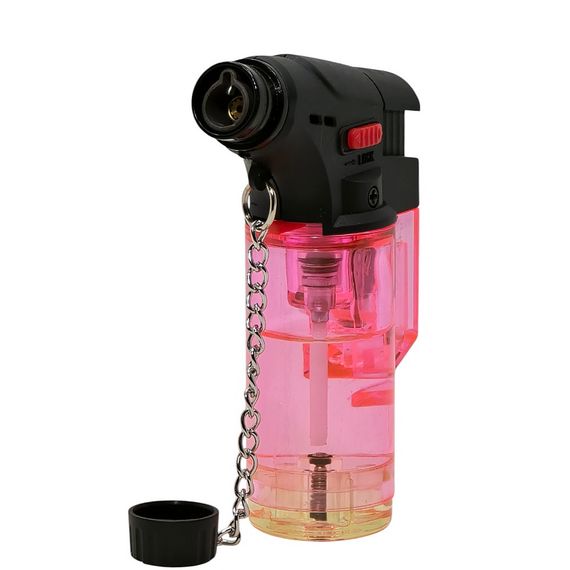 Запальничка З Гострим Полум'ям Прозора Червона | Зображення 1