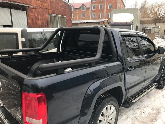 Дуга на кузов (черная) 60мм для Volkswagen Amarok 2010-2022 гг | Зображення 2