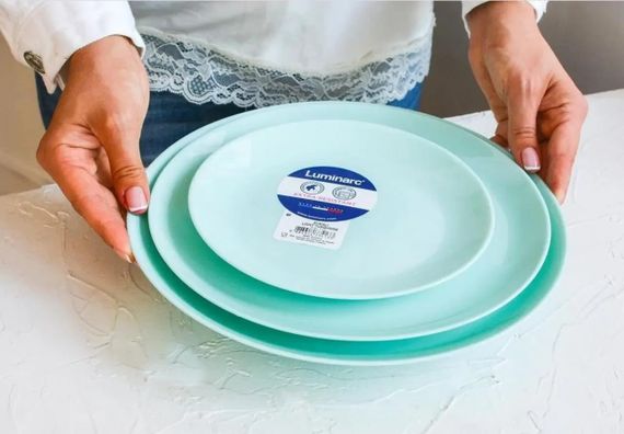 Столовый сервиз Luminarc Diwali Light Turquoise P2947, 19 предметов, на 6 персон | Зображення 6