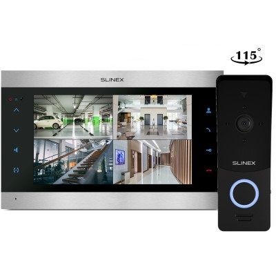 Комплект видеодомофона Slinex SL-10IPTHD Black  ML-20HD | Зображення 6