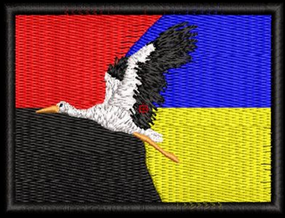 Шеврон Український лелека