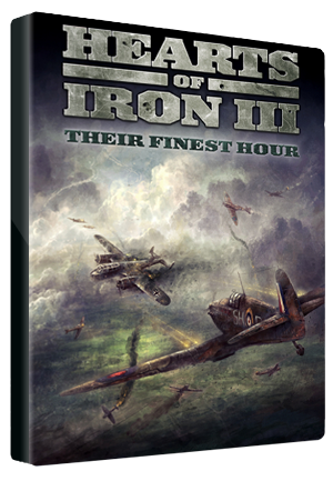 Hearts of Iron III: Their Finest Hour Steam Key GLOBAL