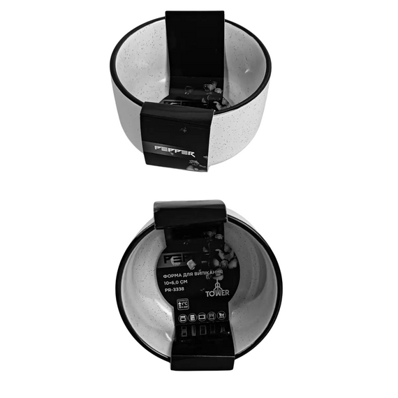 Форма для випікання GT PR-3338 10x6 см кругла жароміцна керамічна форма з антипригарним покриттям для запікання Білий | Зображення 3